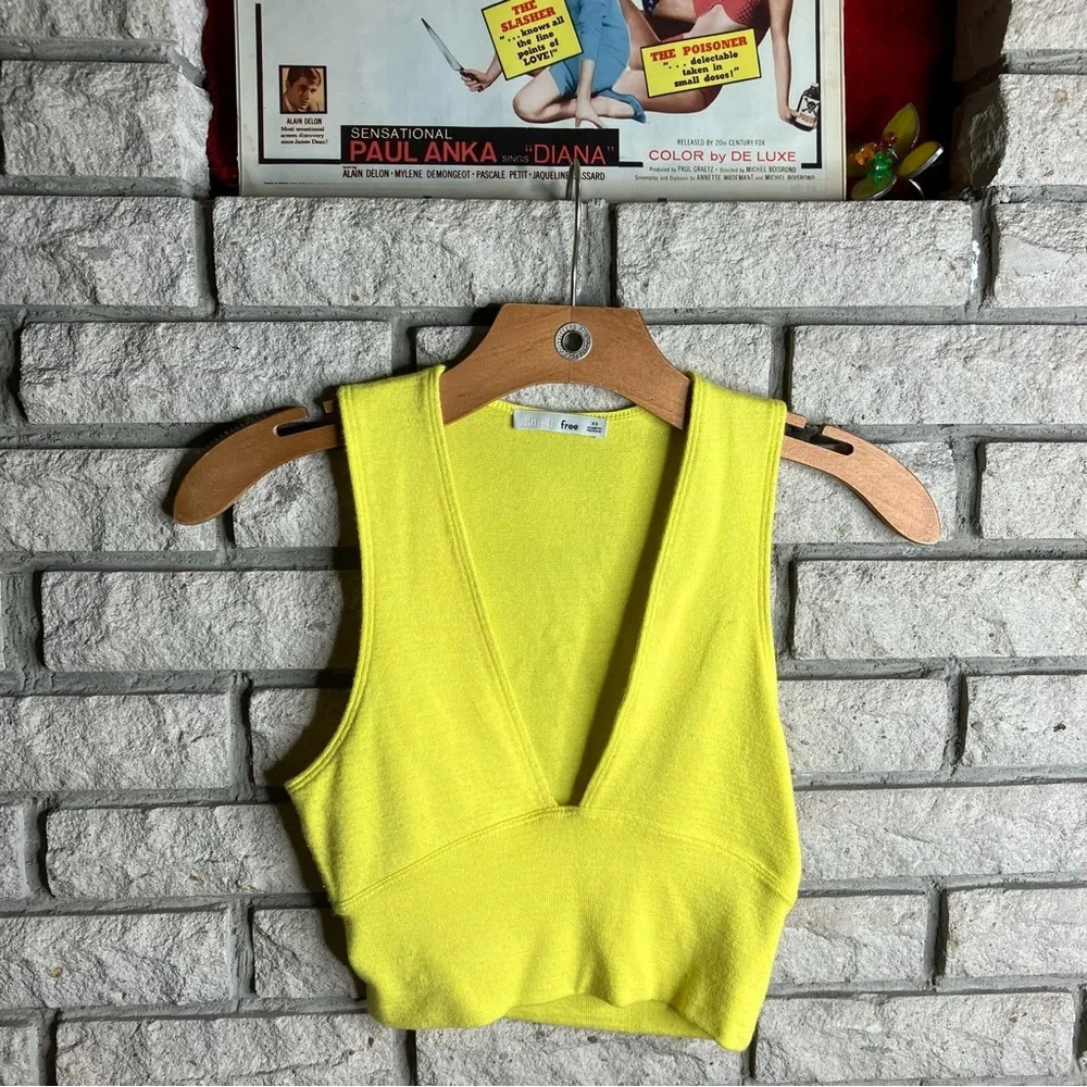 Aritzia Wilfred Free Knit Crop Top